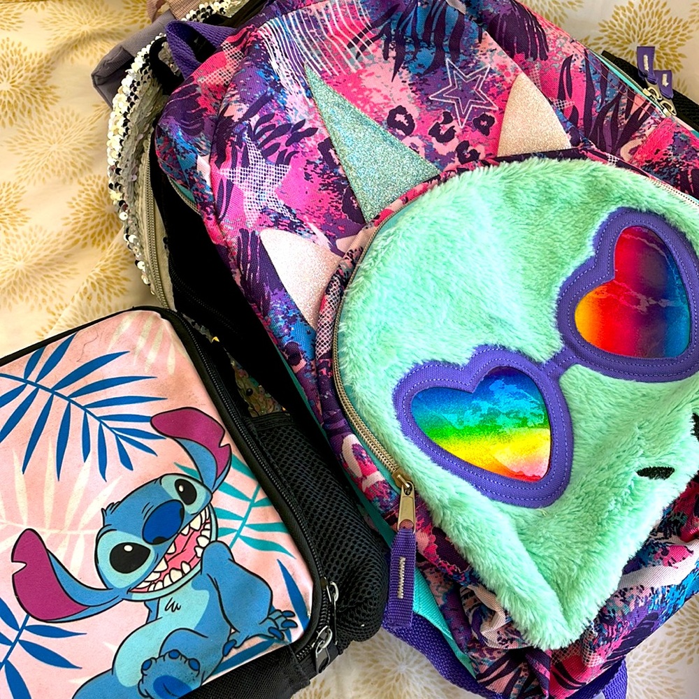 Kids Backpack and lunch bag 3 piece bundle